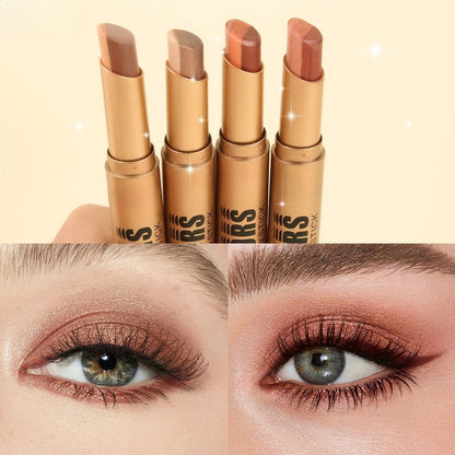 Multi‑Finish 3‑Tone Eyeshadow Stick for Gentle Eye Look