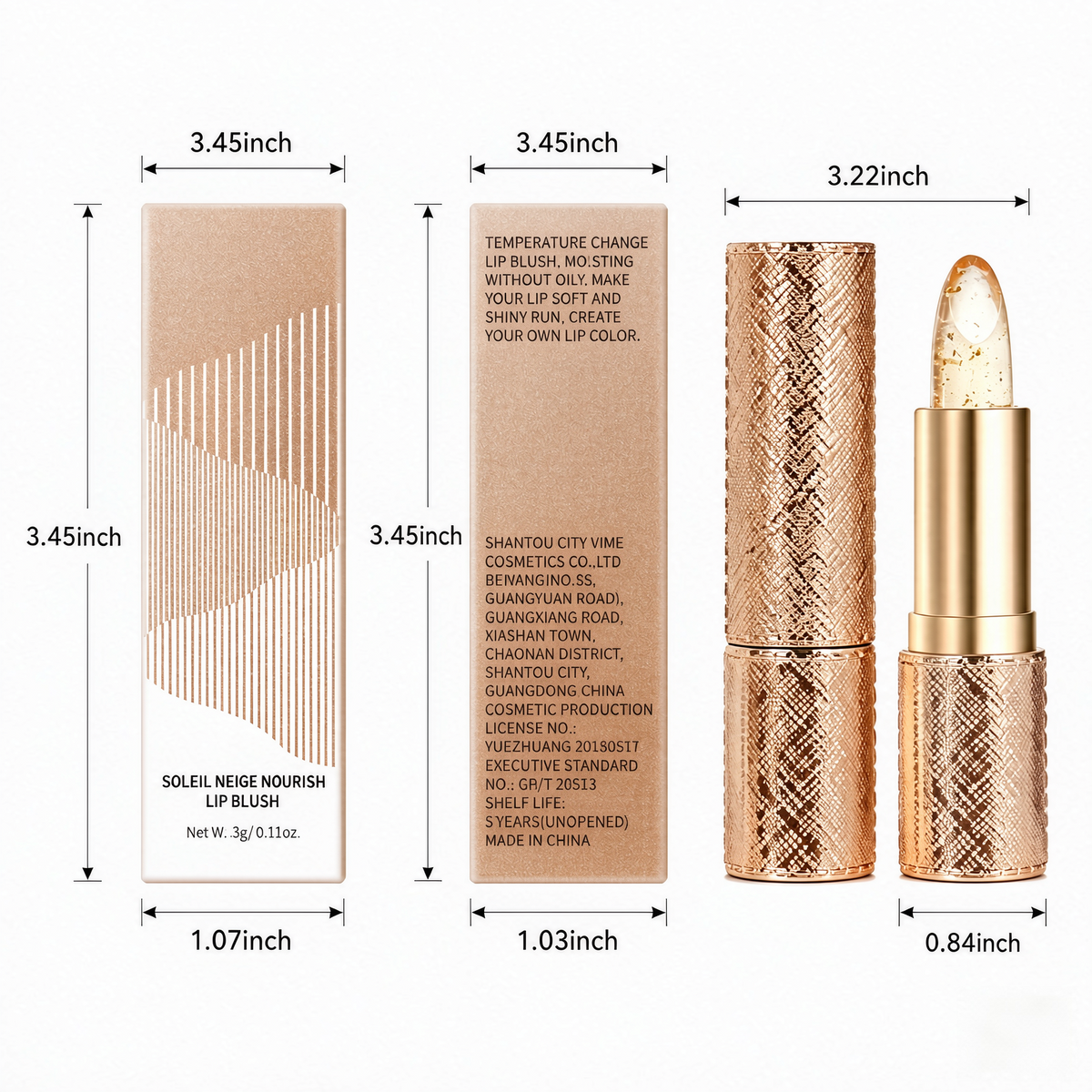 Gentle Hydrating Color‑Shift Lip Balm for Daily Look