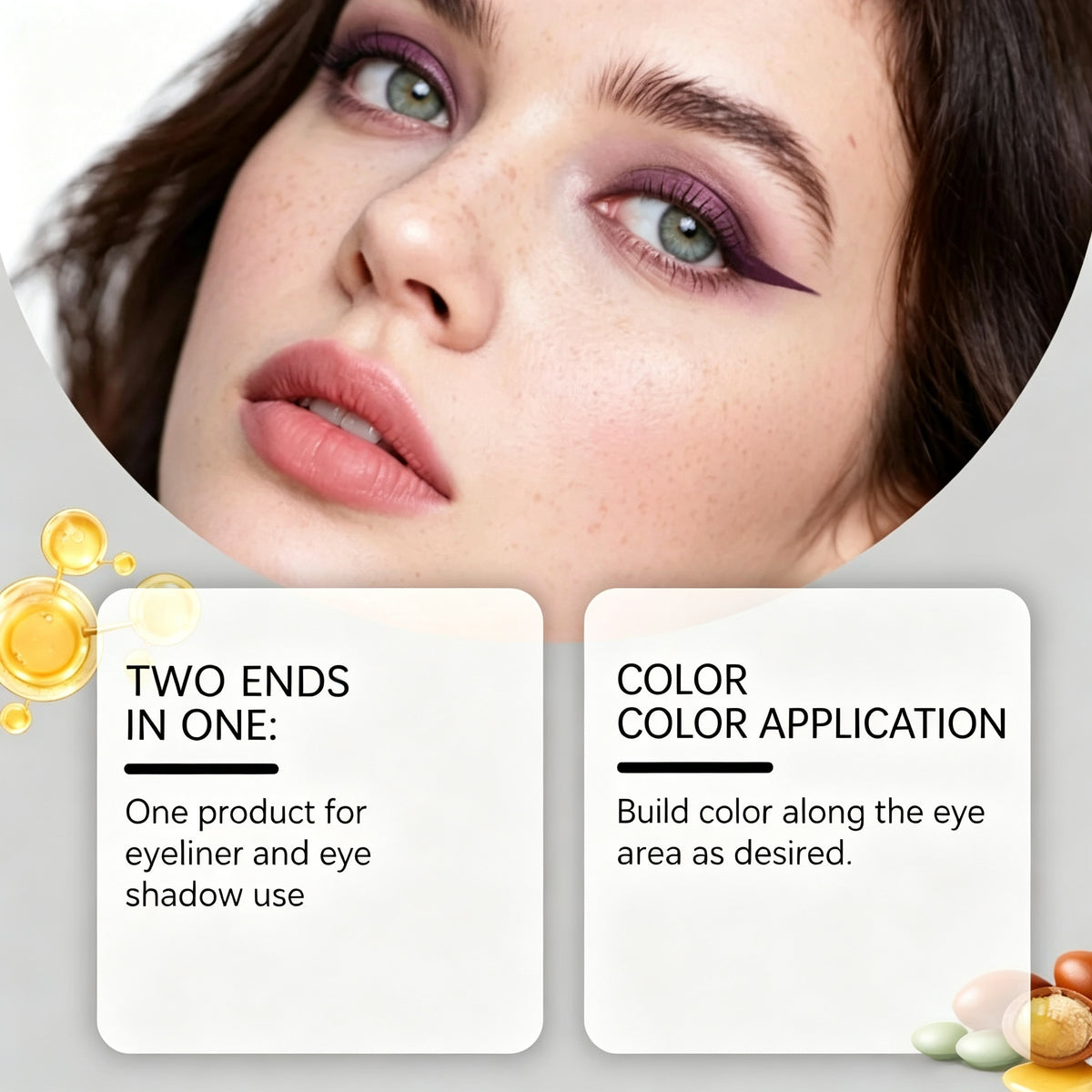2-in-1 Eyeliner Pen for Eye Makeup Line Definition