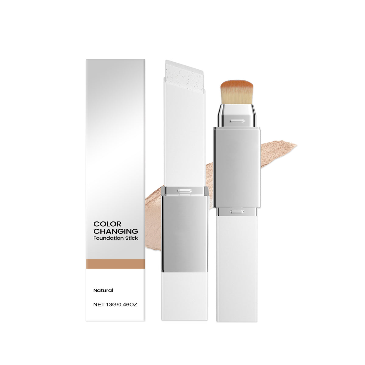 Makeup Foundation Stick, 2-In-1 Design For Everyday Makeup Looks